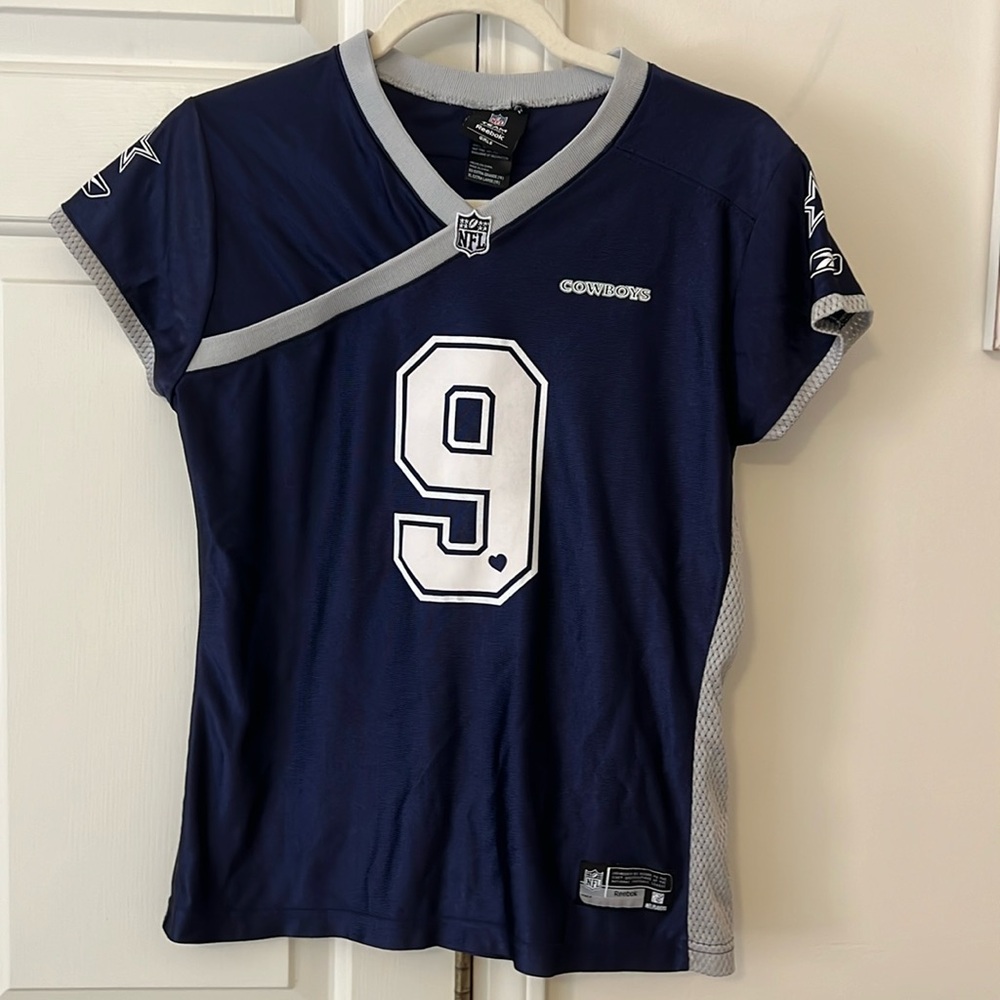 Cowboys girls XL/ womens small Romo jersey